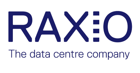 Raxio logo with inscription The data centre company - Home